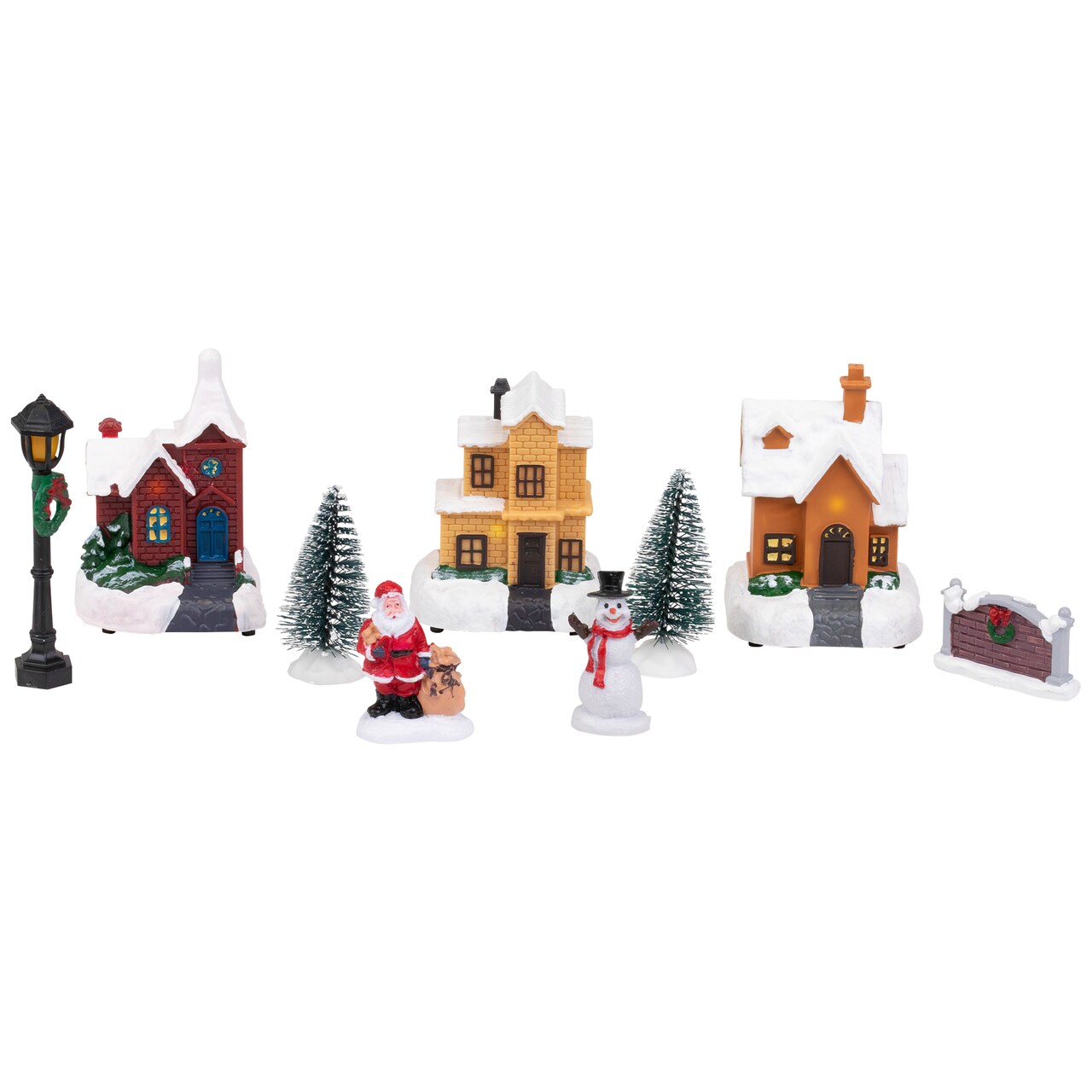 Northlight LED Lighted Mini House Christmas Village Set - 9-Piece